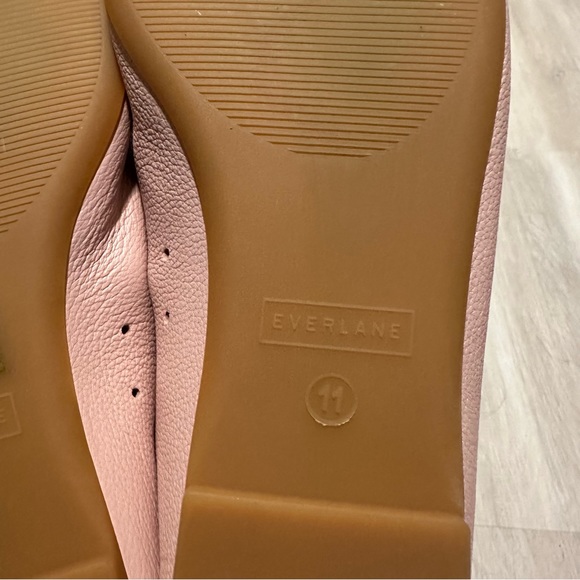 Everlane The Day Glove Limited Edition Pale Pink Round Toe Leather Flats… - Picture 4 of 7